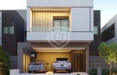 Imagem: A casa em condomínio possui 3 Dormitórios, 4 Banheiros e 160m²