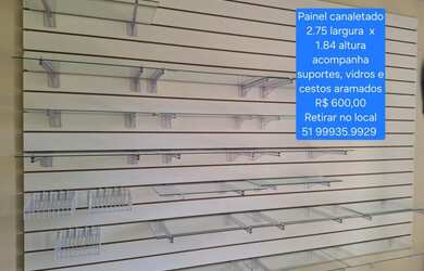 Imagem 1: Painel canaletado. 