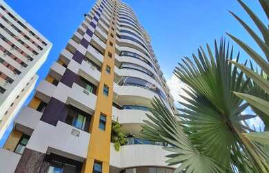 Imagem: O apartamento na cobertura possui 4 Dormitórios, 5 Banheiros