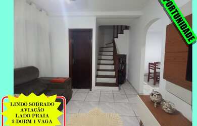 Imagem 1: CASA NA AVIAÇÃO LADO PRAIA 2 DORMITÓRIOS 1 VAGA PRAIA GRANDE