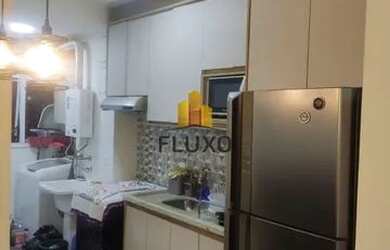 Imagem: O apartamento possui 2 Dormitórios, 1 Banheiro, 1 Vaga na garagem