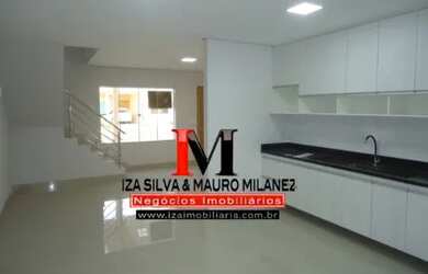 Imagem: A casa em condomínio possui 3 Dormitórios, 3 Banheiros e 120m²