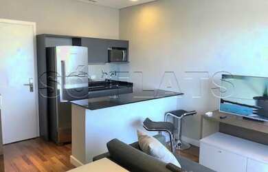 Imagem: O studio possui 1 Dormitório, 1 Banheiro, 1 Vaga na garagem