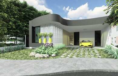 Imagem: A casa em condomínio possui 3 Dormitórios, 3 Banheiros, 2