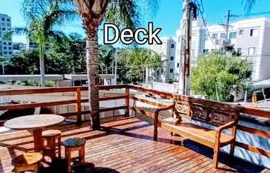 Imagem: O apartamento possui 2 Dormitórios, 1 Banheiro, 1 Vaga na garagem