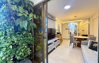 Imagem: O apartamento possui 2 Dormitórios, 2 Banheiros, 1 Vaga na