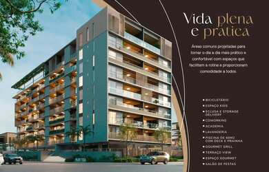 Imagem: O apartamento possui 3 Dormitórios, 3 Banheiros, 2 Vagas na