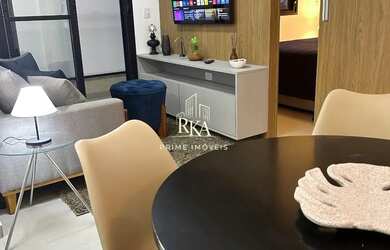 Imagem: O apartamento possui 1 Dormitório, 1 Banheiro, 1 Vaga na garagem