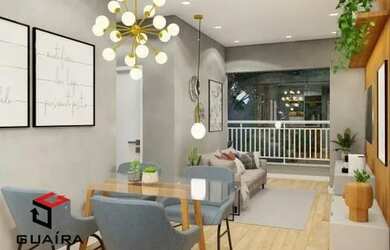 Imagem: O apartamento possui 2 Dormitórios, 1 Banheiro, 1 Vaga na garagem