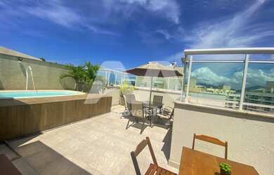 Imagem: O apartamento na cobertura possui 4 Dormitórios, 4 Banheiros