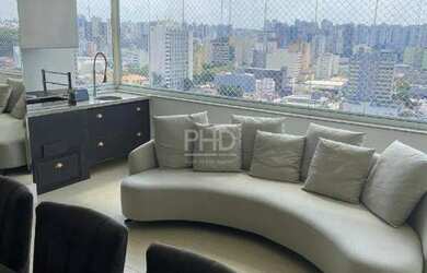 Imagem: O apartamento na cobertura possui 3 Dormitórios, 3 Banheiros