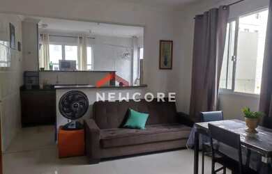 Imagem: O apartamento possui 1 Dormitório, 1 Banheiro, 1 Vaga na garagem