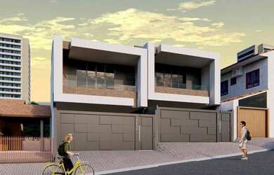 Imagem: A casa possui 3 Dormitórios, 3 Banheiros, 2 Vagas na garagem