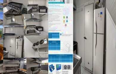 Imagem: O depósito possui 3 Vagas na garagem, 140m² de Área e está