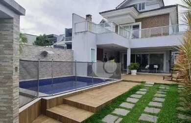 Imagem 2: Linda casa em condomínio fechado com 6 quartos sendo 4 suítes, ampla...