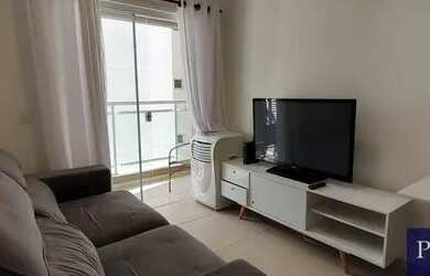 Imagem: O apartamento possui 1 Dormitório, 2 Banheiros, 2 Vagas na