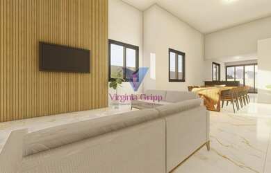 Imagem: A casa em condomínio possui 3 Dormitórios, 3 Banheiros, 4