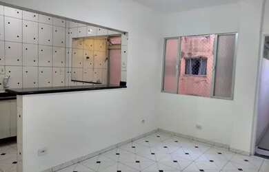 Imagem: O apartamento possui 1 Dormitório, 1 Banheiro, 1 Vaga na garagem