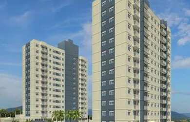 Imagem: O apartamento possui 2 Dormitórios, 1 Banheiro, 1 Vaga na garagem