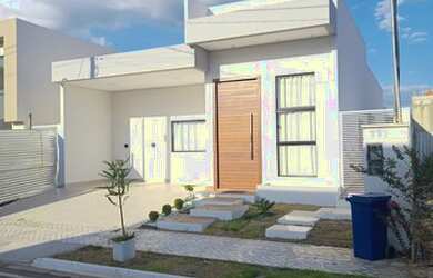 Imagem: A casa em condomínio possui 3 Dormitórios, 3 Banheiros, 2