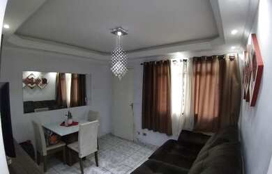 Imagem: O apartamento possui 2 Dormitórios, 1 Banheiro, 1 Vaga na garagem