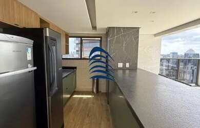 Imagem 8: Studio de 32,50m2, andar alto, nascente, com varanda integrada e fechamento...