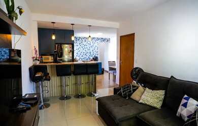 Imagem: O apartamento na cobertura possui 2 Dormitórios, 2 Banheiros