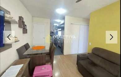 Imagem: O apartamento possui 2 Dormitórios, 1 Banheiro, 1 Vaga na garagem