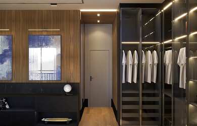 Imagem 8: Apartamentos com 4 suítes possuindo tomadas USB e infraestrutura para aquecedor de toalhas