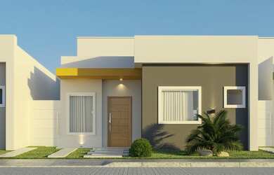 Imagem: A casa em condomínio possui 3 Dormitórios, 3 Banheiros, 1