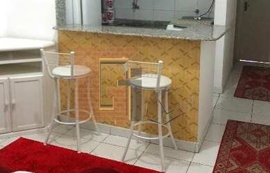 Imagem: O apartamento possui 1 Dormitório, 1 Banheiro, 1 Vaga na garagem