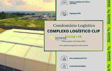 Imagem: O depósito possui 4924m² de Área e está localizado em Centro