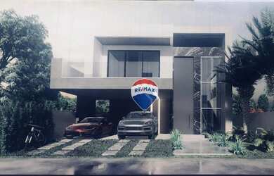 Imagem: A casa em condomínio possui 4 Dormitórios, 5 Banheiros, 4