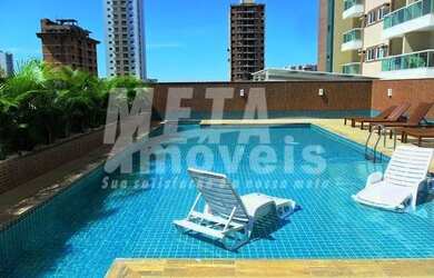 Imagem: O apartamento possui 1 Dormitório, 1 Banheiro, 1 Vaga na garagem