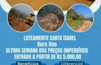 Imagem 1: Lote/Terreno para venda tem 500 metros quadrados em Ouro Fino - Santa...