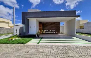 Imagem: A casa em condomínio possui 3 Dormitórios, 2 Banheiros, 2