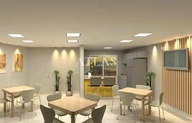 Imagem: O apartamento possui 2 Dormitórios, 2 Banheiros, 1 Vaga na