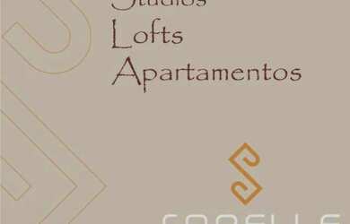 Imagem: O apartamento possui 1 Dormitório, 1 Banheiro, 1 Vaga na garagem