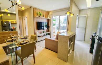 Imagem: O apartamento possui 2 Dormitórios, 2 Banheiros, 1 Vaga na