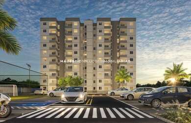 Imagem: O apartamento possui 2 Dormitórios, 1 Banheiro, 1 Vaga na garagem