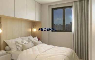 Imagem: O studio possui 2 Dormitórios, 1 Banheiro, 1 Vaga na garagem