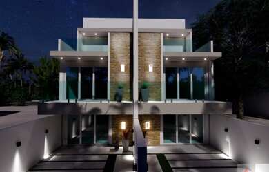 Imagem: A casa possui 4 Dormitórios, 3 Banheiros, 3 Vagas na garagem