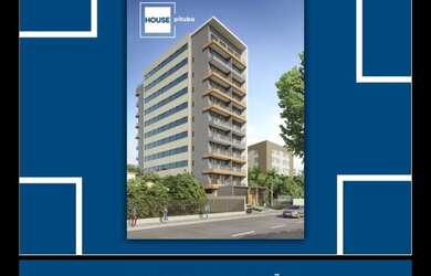 Imagem: O apartamento possui 1 Dormitório, 1 Banheiro, 1 Vaga na garagem