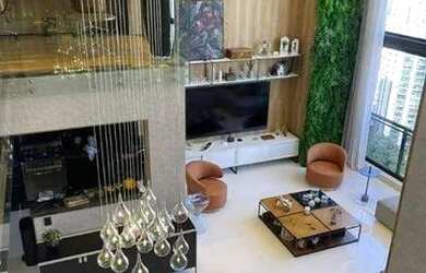 Imagem: O apartamento na cobertura possui 4 Dormitórios, 5 Banheiros