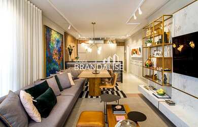 Imagem: O apartamento possui 3 Dormitórios, 2 Banheiros, 1 Vaga na