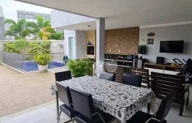 Imagem 4: Linda casa em condomínio fechado com 6 quartos sendo 4 suítes, ampla...