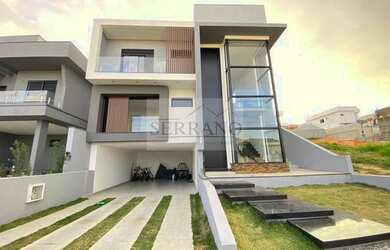 Imagem: A casa em condomínio possui 4 Dormitórios, 5 Banheiros, 4