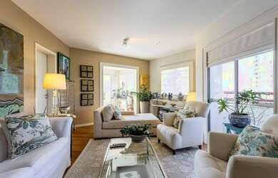 Imagem: O apartamento na cobertura possui 3 Dormitórios, 5 Banheiros