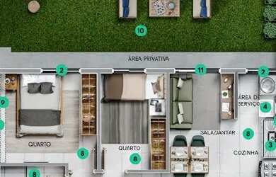 Imagem 12: Apartamento 2 Quartos em Mata Escura - À Venda