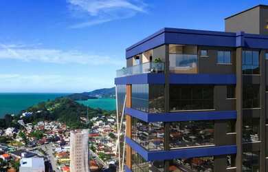 Imagem: O apartamento possui 1 Dormitório, 1 Banheiro, 1 Vaga na garagem